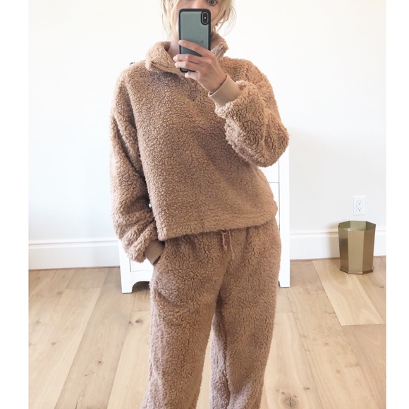 BIG BEAR Teddy Sherpa Top & Pants Set XL - Picture 2 of 8